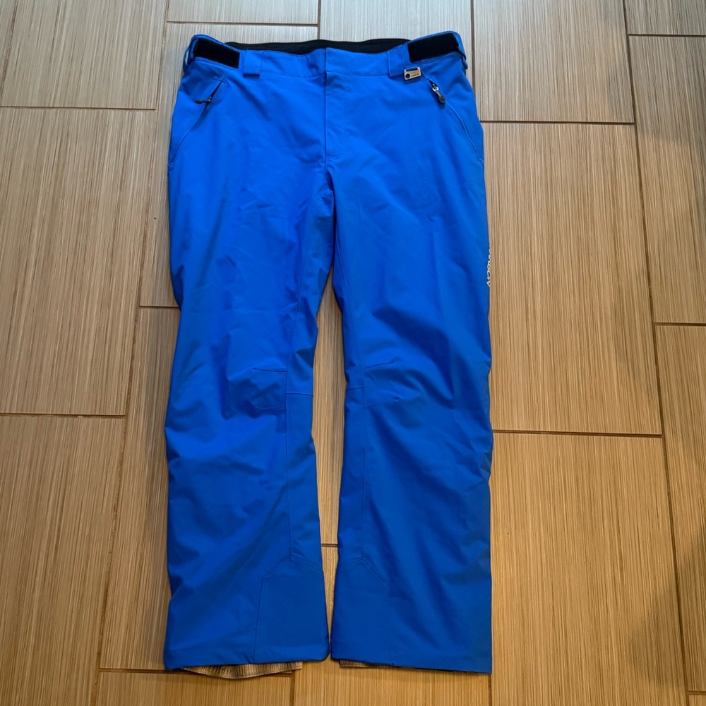 Karbon Mens Insulated Ski Snowboard Pants Cobalt blue. Size 2XL